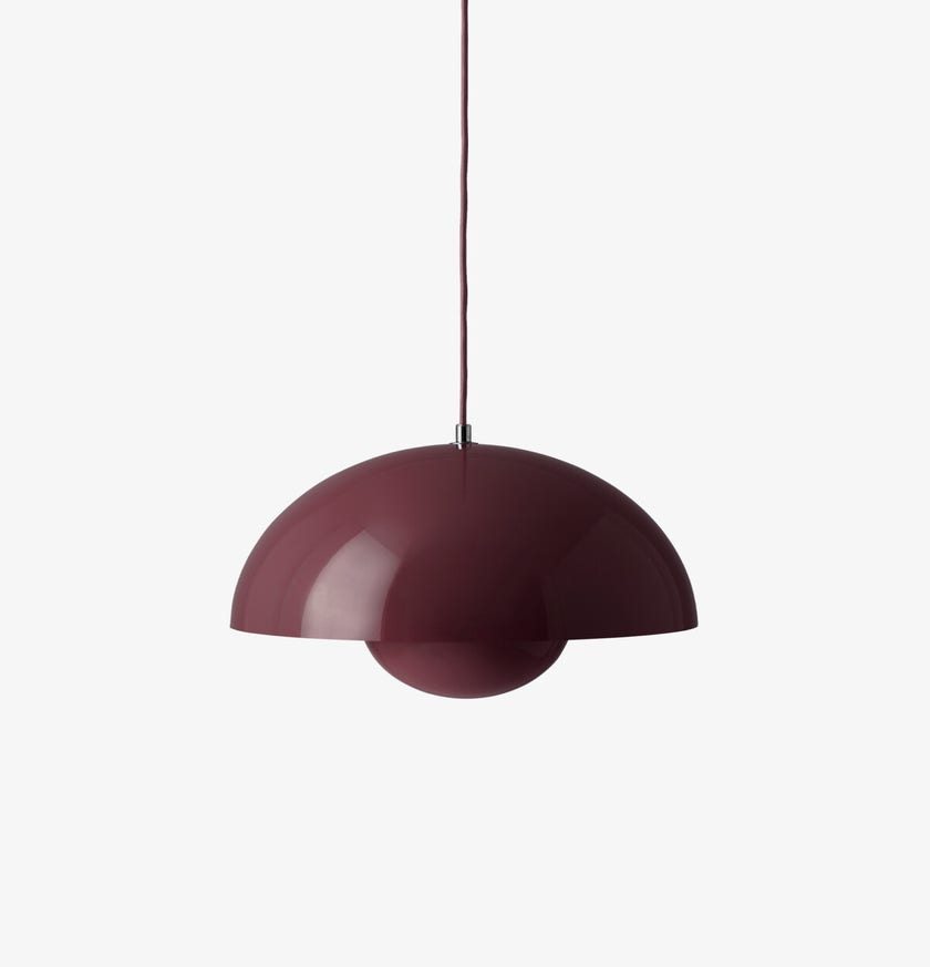 Suspension FLOWERPOT VP7 de &Tradition, Dark plum