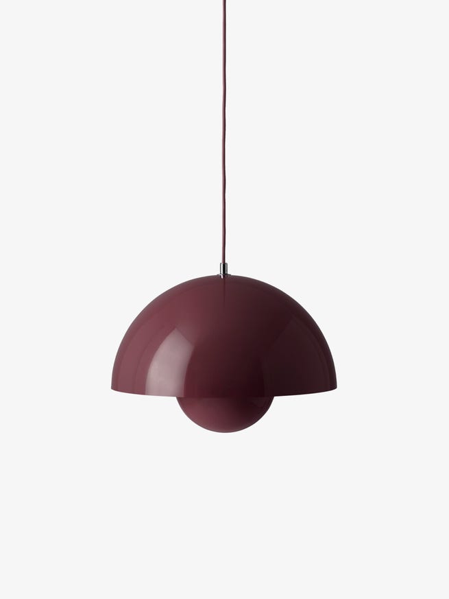 Suspension FLOWERPOT VP7 de &Tradition, Dark plum Suspension FLOWERPOT VP7 de &Tradition, Dark plum