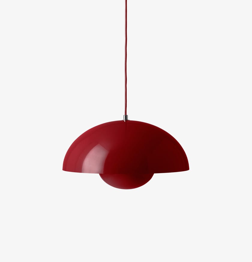 Suspension FLOWERPOT VP7 de &Tradition, Vermilion red