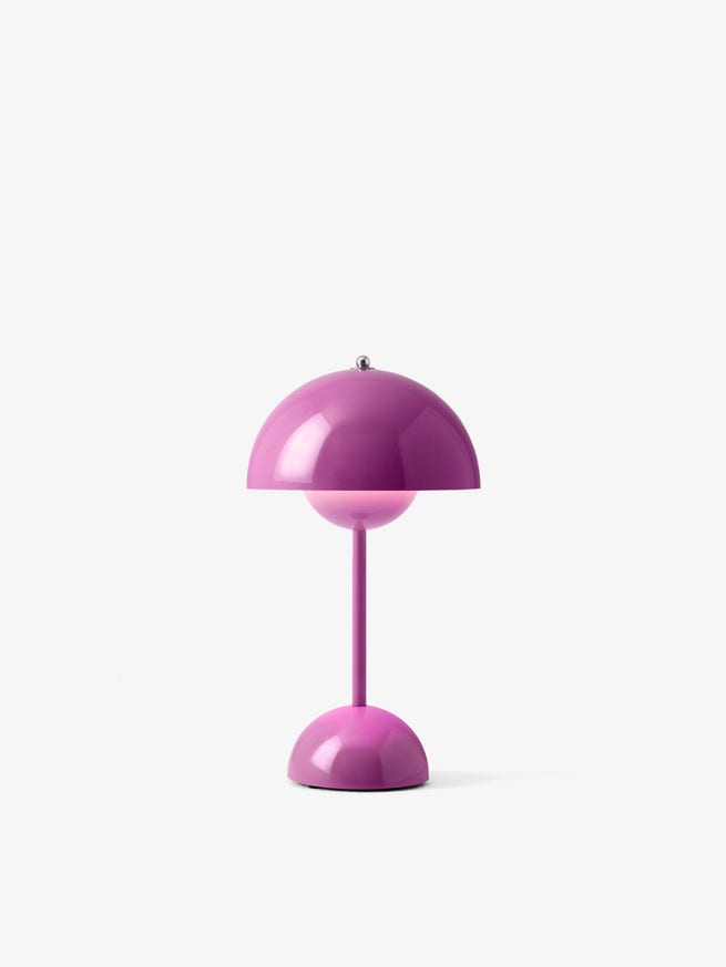 Lampe portable et rechargeable FLOWERPOT VP9 de &Tradition, Tangy pink Lampe portable et rechargeable FLOWERPOT VP9 de &Tradition, Tangy pink