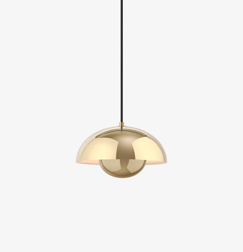 Suspension FLOWERPOT VP1 de &Tradition, Laiton