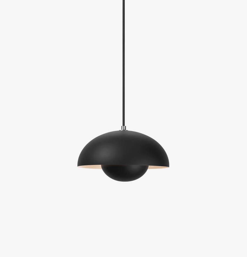 Suspension FLOWERPOT VP1 de &Tradition, Noir mat