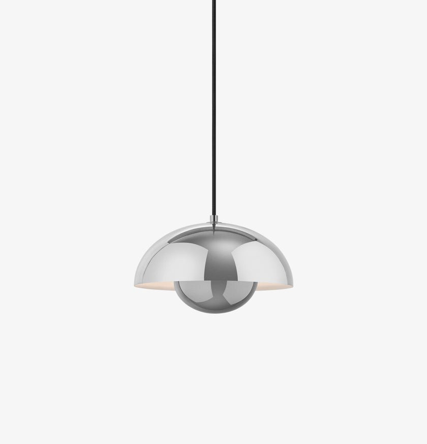 Suspension FLOWERPOT VP1 de &Tradition, Chrome
