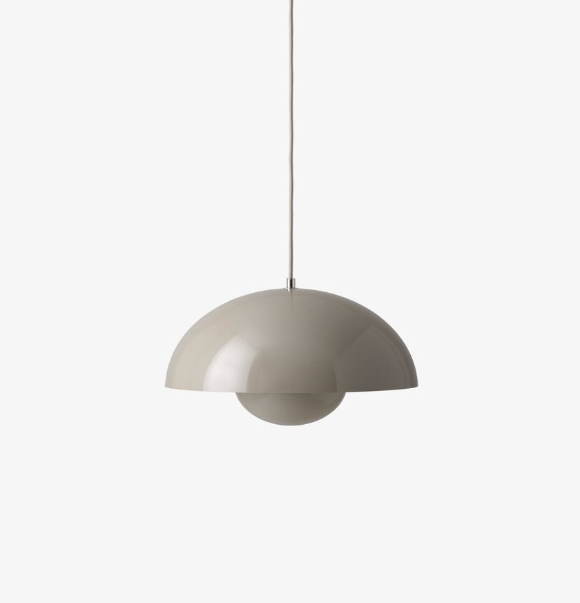 Suspension FLOWERPOT VP7 de &Tradition, Grey beige