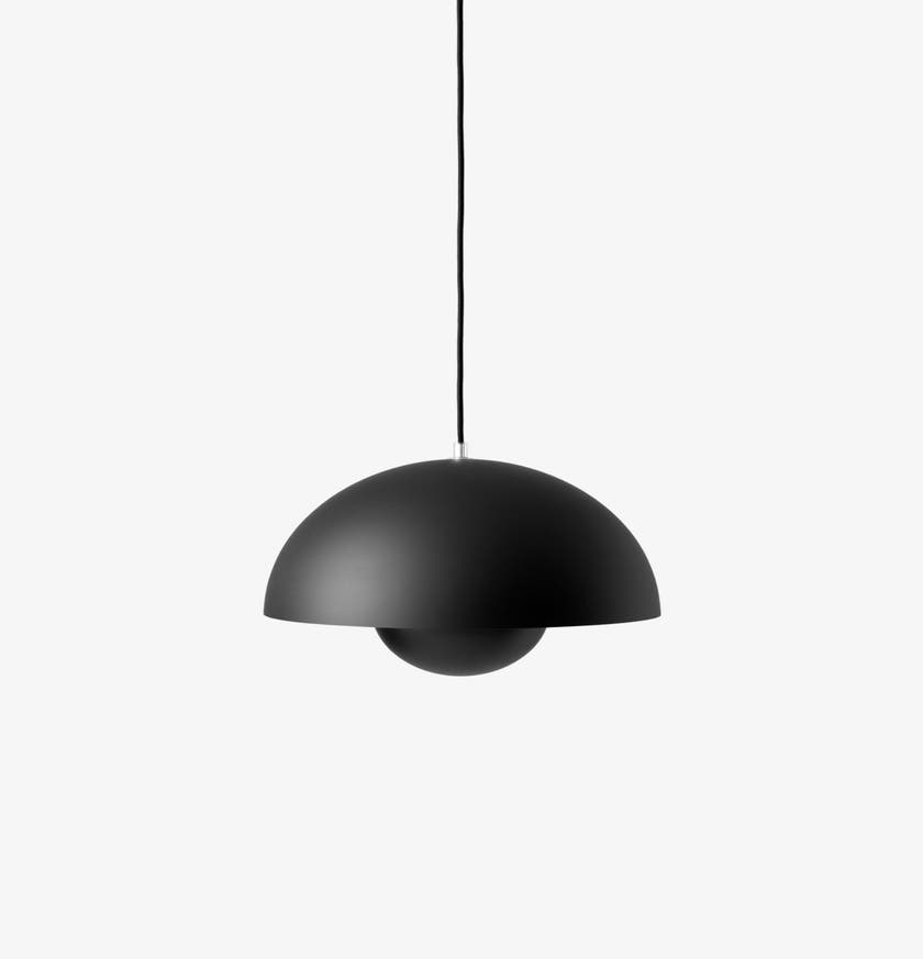 Suspension FLOWERPOT VP7 de &Tradition, Noir mat