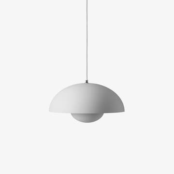 Suspension FLOWERPOT VP7 de &Tradition, gris clair mat