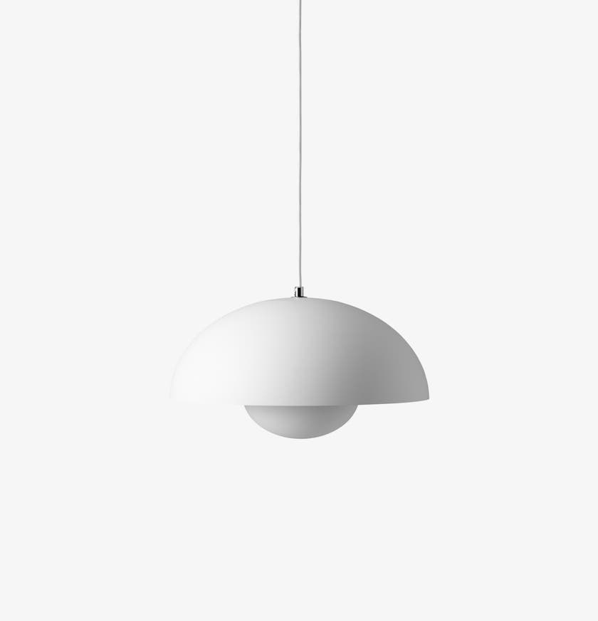 Suspension FLOWERPOT VP7 de &Tradition, Blanc mat