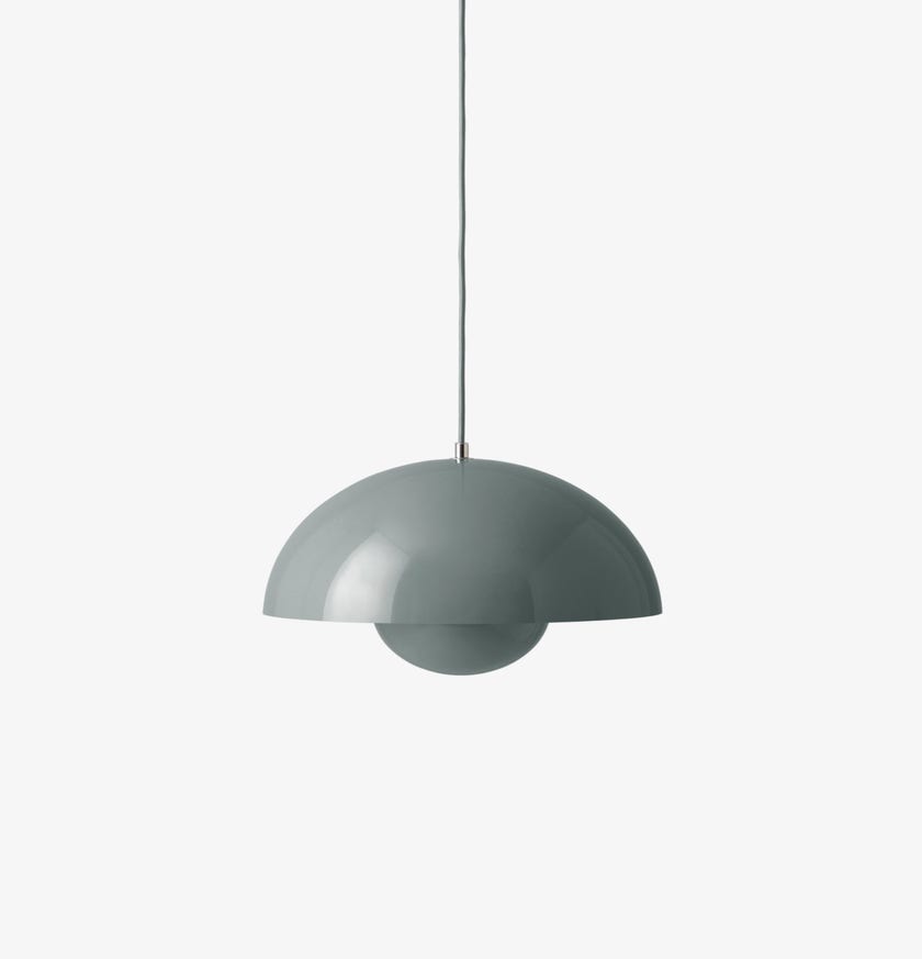 Suspension FLOWERPOT VP7 de &Tradition, Stone blue
