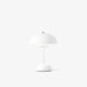 Lampe portable et rechargeable FLOWERPOT VP9, Blanc mat