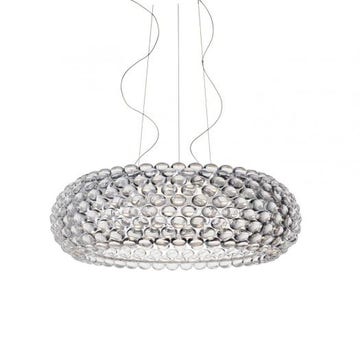 Suspension CABOCHE PLUS GRANDE de Foscarini, On/Off, Transparent