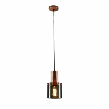 Suspension WALTER Taille 1 d'Original BTC, Anthracite et Cuivre