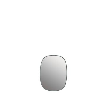 Miroir mural FRAMED MIRROR de Muuto, Small, Vert foncé/verre clair