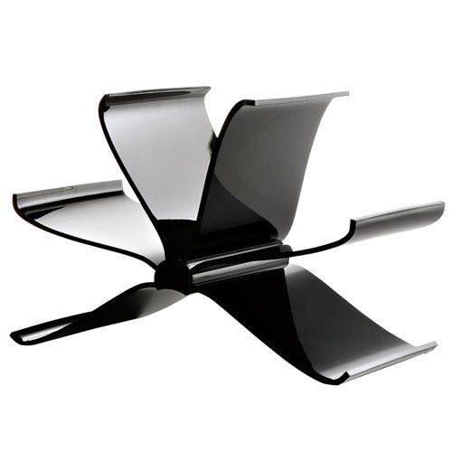 Porte revues FRONT PAGE de Kartell, Noir Porte revues FRONT PAGE de Kartell, Noir