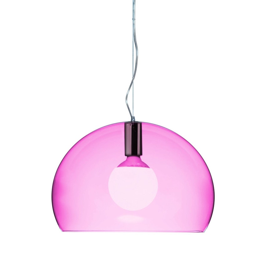Suspension SMALL FL/Y de Kartell, Fuchsia 