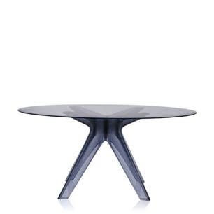 Table SIR GIO de Kartell, Pieds fumé, Fumé