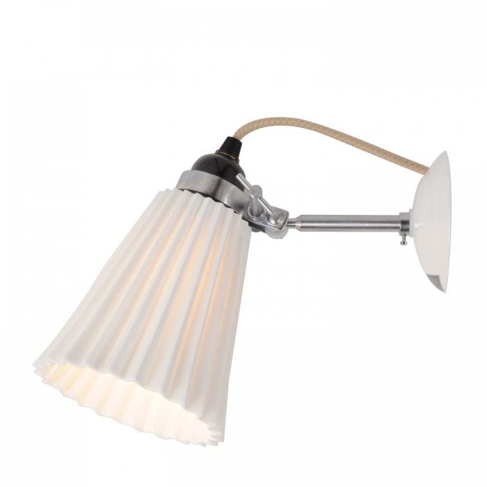 Applique HECTOR MEDIUM PLEAT d'Original BTC, Blanc naturel Applique HECTOR MEDIUM PLEAT d'Original BTC, Blanc naturel