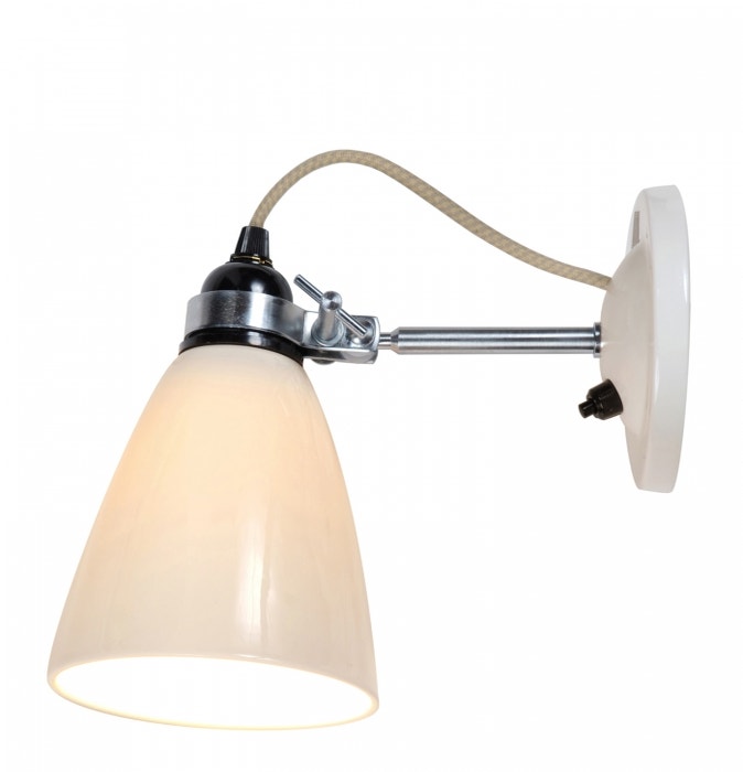 Applique HECTOR MEDIUM DOME avec interrupteur d'Original BTC, Naturel