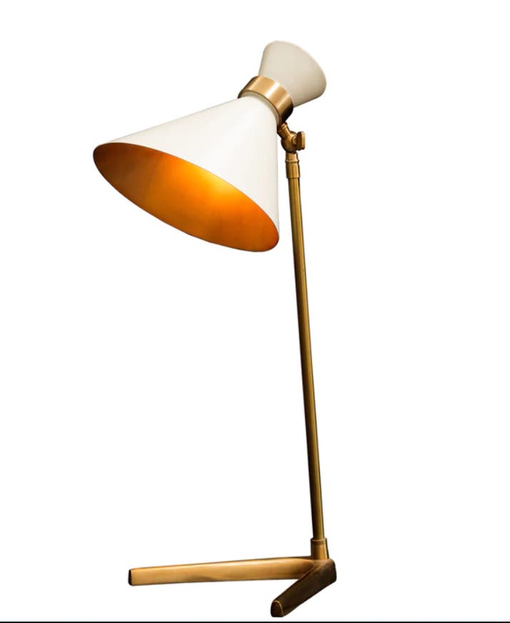 Lampe à poser PEGGY Grand modèle de Gong, Blanc Lampe à poser PEGGY Grand modèle de Gong, Blanc