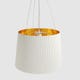 SUSPENSION GE OPAQUE OPAQUE BLANC / INTERIEUR DORE de KARTELL