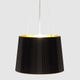 SUSPENSION GE OPAQUE OPAQUE NOIR / INTERIEUR DORE