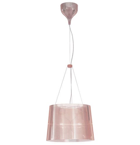 SUSPENSION GE ROSE TRANSPARENT de KARTELL