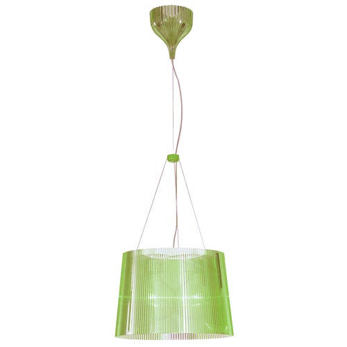 SUSPENSION GE VERT TRANSPARENT de KARTELL SUSPENSION GE VERT TRANSPARENT de KARTELL
