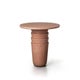 Table ronde extérieure KASANE de Gervasoni, Ø.99, Terracotta