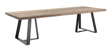 Table à manger rectangulaire FANNY, 300 x 110 cm, Teck naturel Table à manger rectangulaire FANNY, 300 x 110 cm, Teck naturel