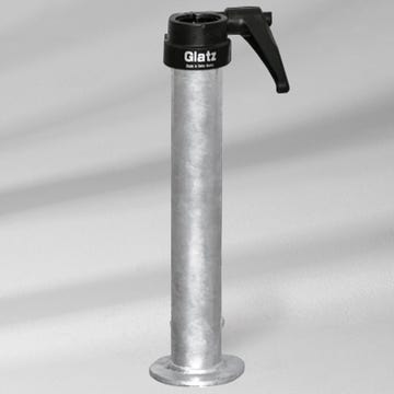Tube de fixation Z en acier zingué de Glatz Ø48/55