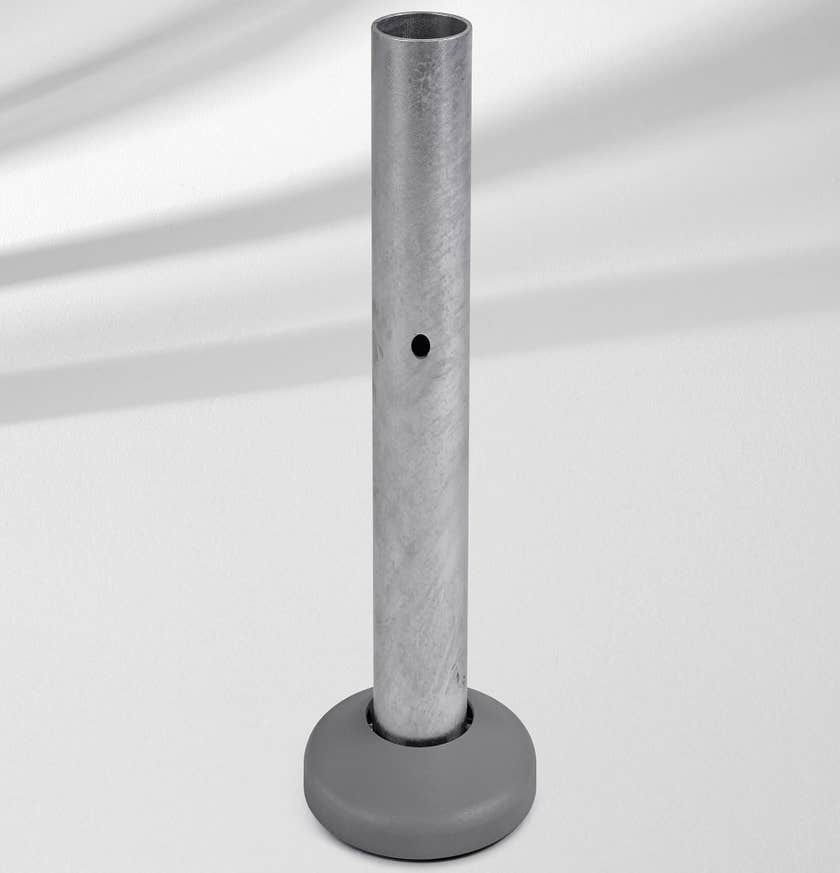 Tube de fixation M4, P+ en acier inoxydable de Glatz