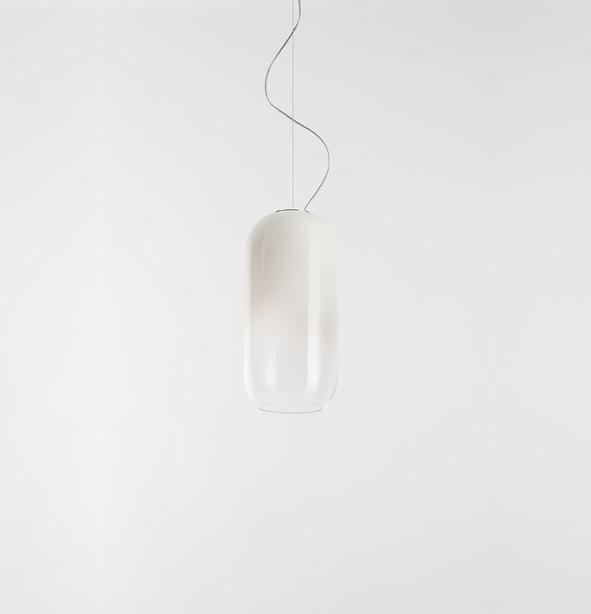 Suspension GOPLE d'Artemide, Mini, Blanc