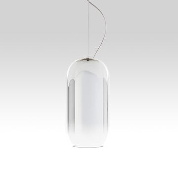 Suspension GOPLE d'Artemide, Mini, Argenté
