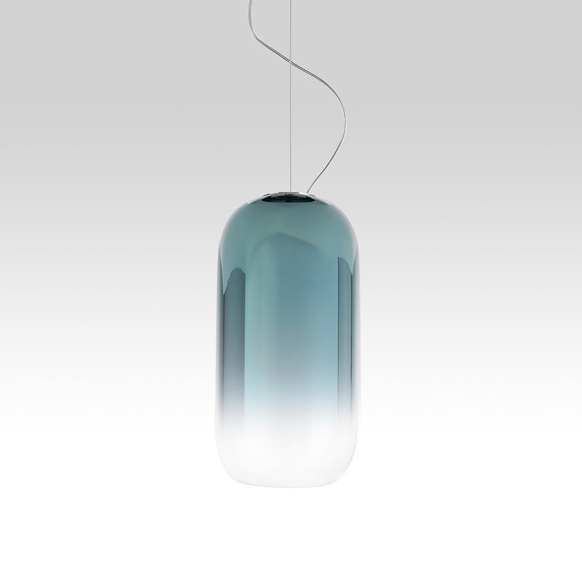 Suspension GOPLE d'Artemide, Mini, Bleu Suspension GOPLE d'Artemide, Mini, Bleu