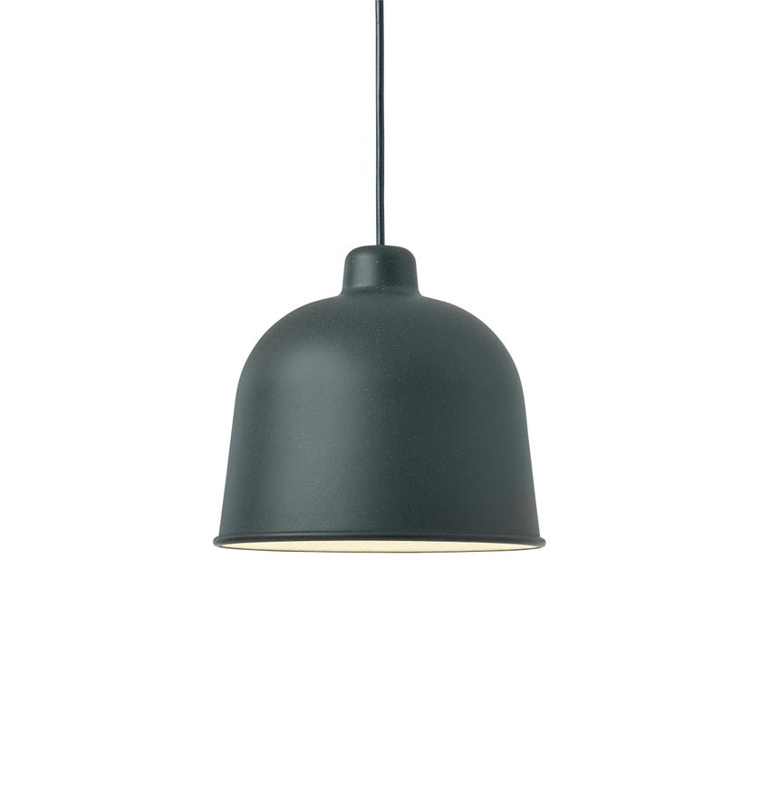 Suspension GRAIN de Muuto, Vert foncé