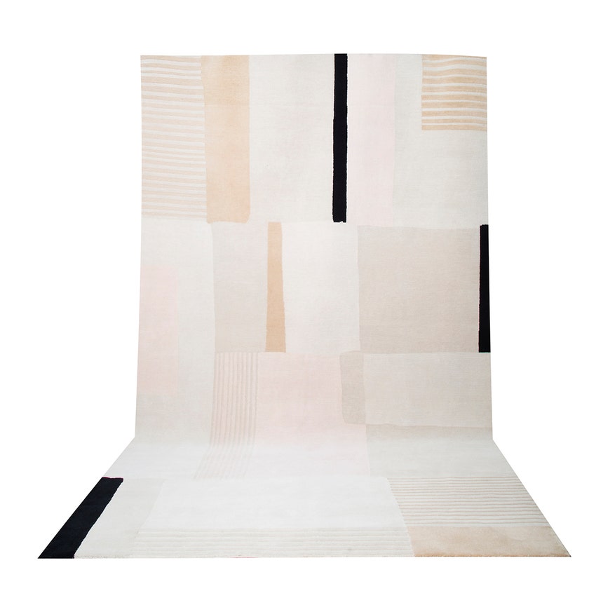Tapis BORO de Sarah Lavoine, 200 x 300 cm, Rose petal