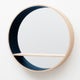 Miroir CONSOLE, Ø125, Bleu nuit