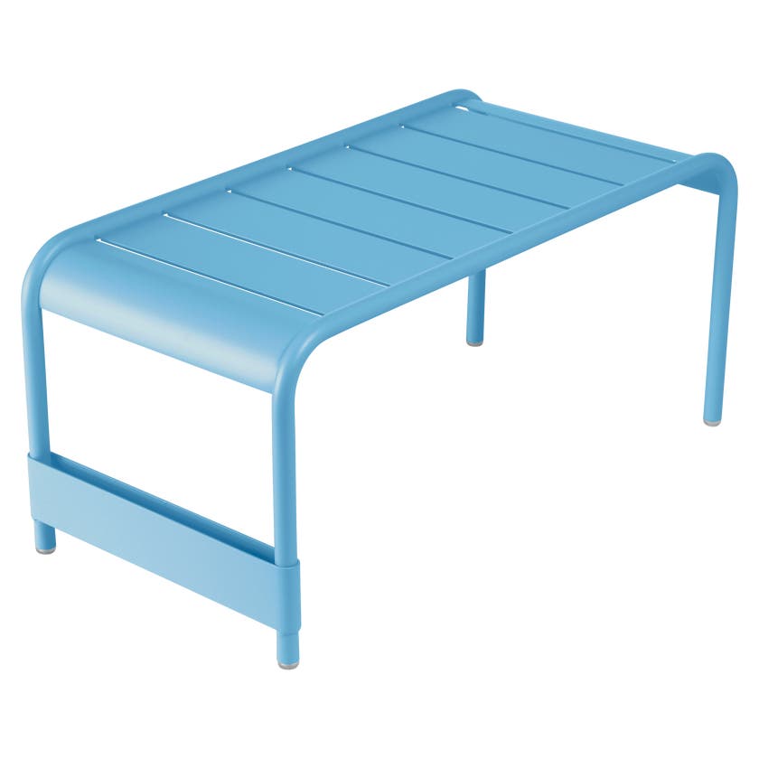 Grande table basse LUXEMBOURG de Fermob, Bleu maya Grande table basse LUXEMBOURG de Fermob, Bleu maya