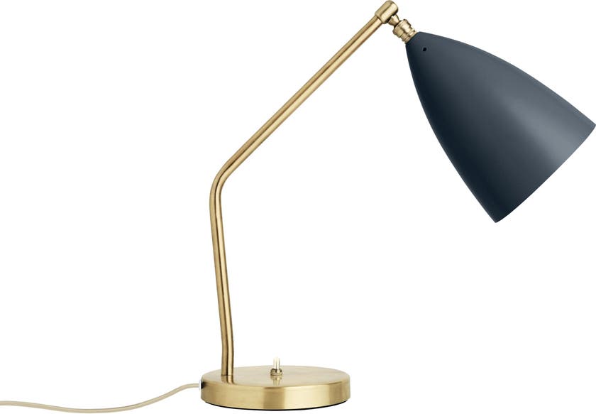 Lampe de table GRASHOPPA de Gubi, Anthracite Lampe de table GRASHOPPA de Gubi, Anthracite