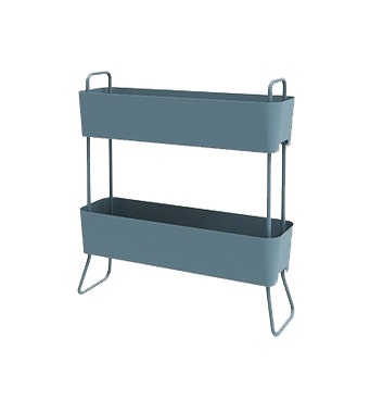 Jardinière GREENS DUO de Maiori, Gris givré