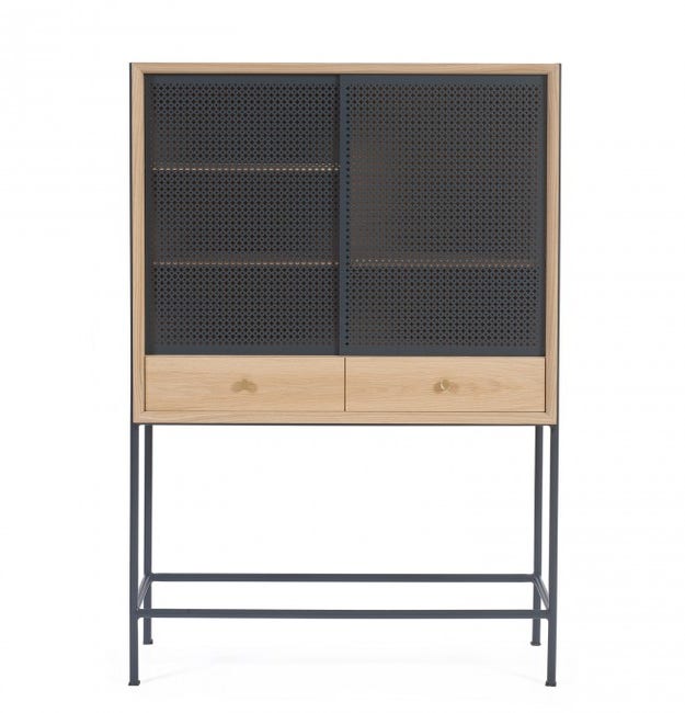 Cabinet GABIN de Hartô, Chêne / Gris ardoise