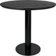 Table 2.0, Base noire, Ø110, Black Stained Ash Semi Matt Lacquered