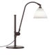 Lampe à poser BESTLITE BL1 de Gubi, Structure noire en laiton, Bone china