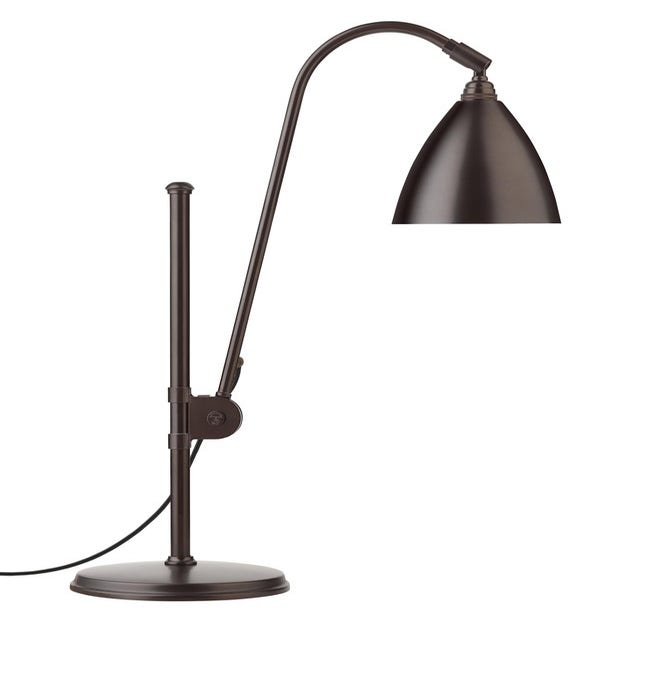 Lampe à poser BESTLITE BL1 de Gubi, Structure noire en laiton, Laiton noir 