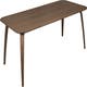 Table rectangulaire, 100 x 200 cm, Noyer