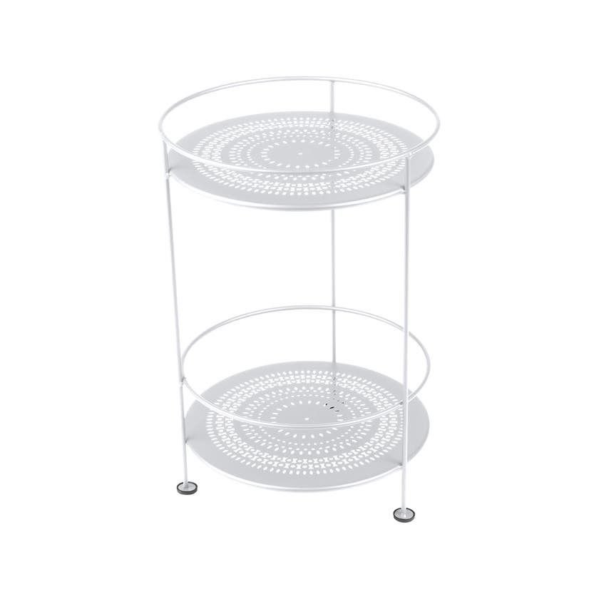 Gueridon Guinguette de Fermob, Blanc coton Gueridon Guinguette de Fermob, Blanc coton