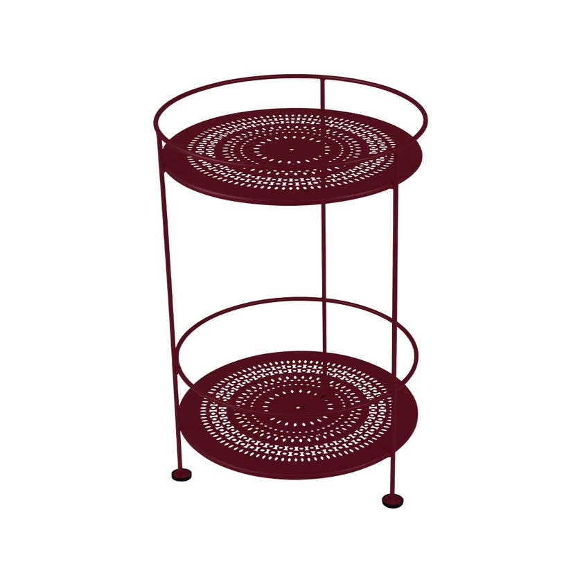 Gueridon Guinguette de Fermob, Cerise noire Gueridon Guinguette de Fermob, Cerise noire