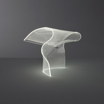 Lampe de table GWEILO SONG ARGENT ANODISÉE de Parachilna