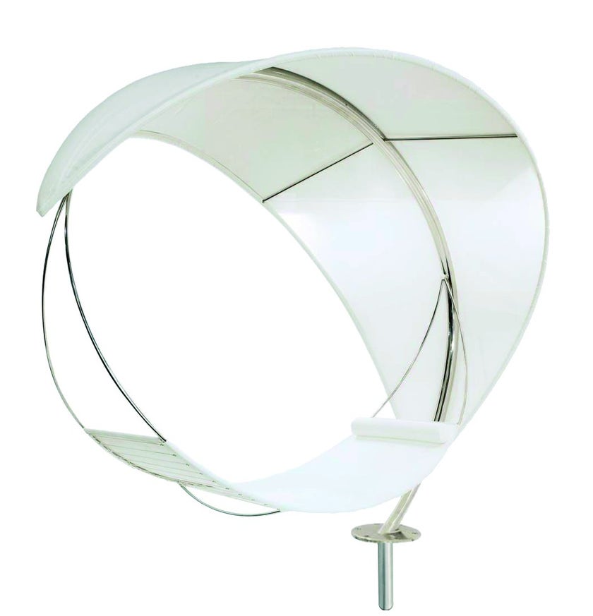 Hamac WAVE et sa base de Royal Botania, Base sable, Blanc