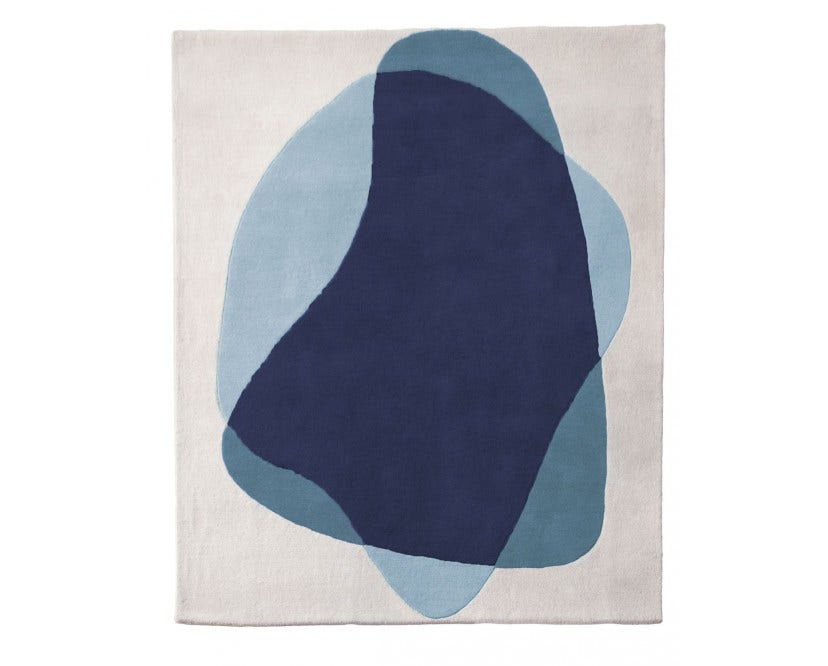 Tapis SERGE de Hartô, 220 x 180 cm, Bleu gris Tapis SERGE de Hartô, 220 x 180 cm, Bleu gris