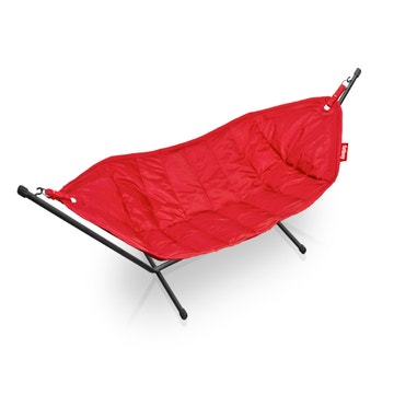Hamac HEADDEMOCK et sa structure de Fatboy, Rouge